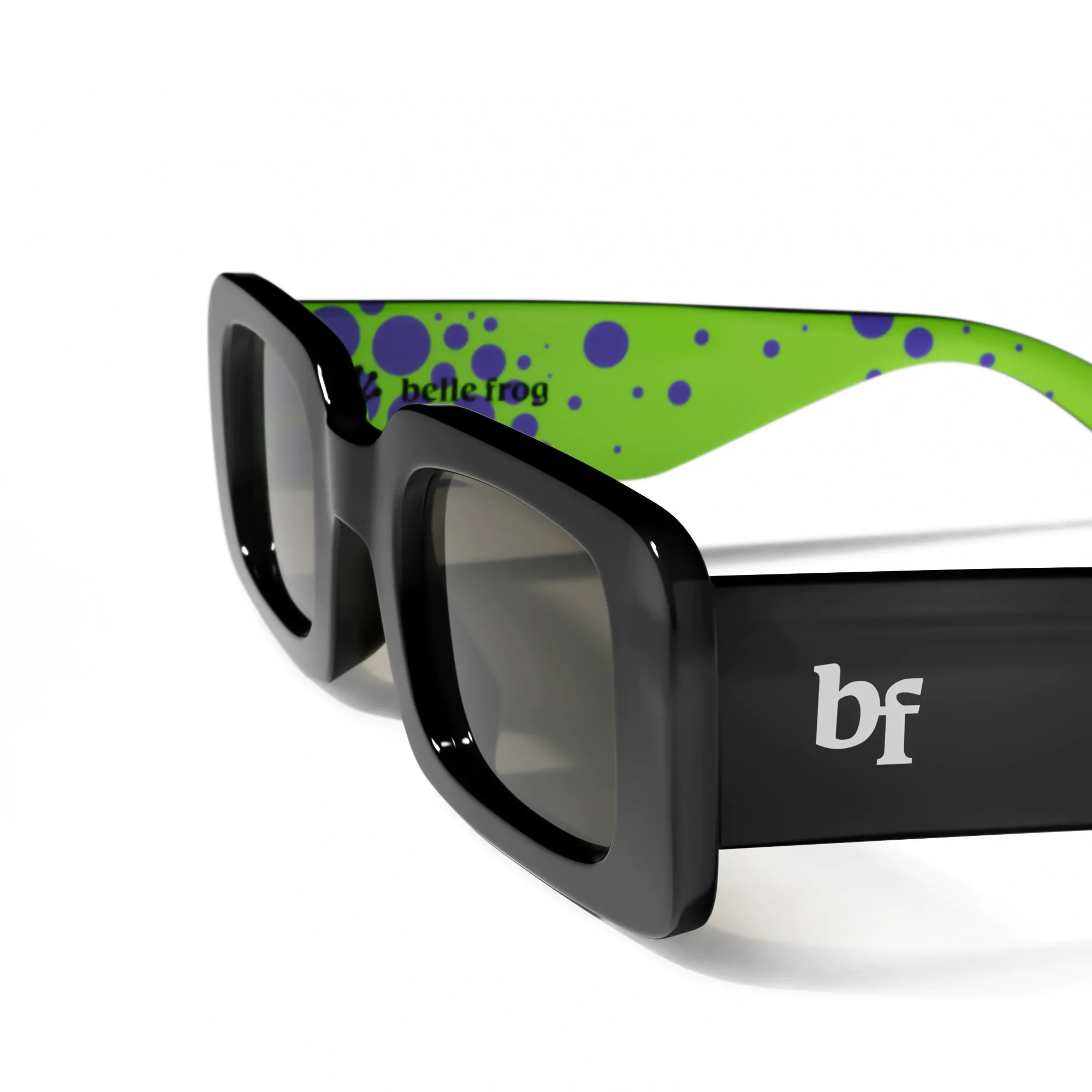 Belle Frog Golden poison Black lime